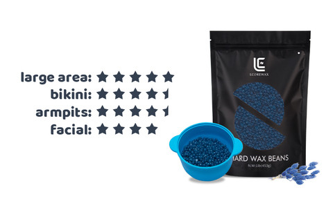 Lcorewax Hot Sale Painless Wax  Facial Depilatory Wax Hair Removal Hard Wax Beads 100g/bag
