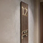 led backlit acrylic signs Metal letters sign house letter sign backlit led home address numbers