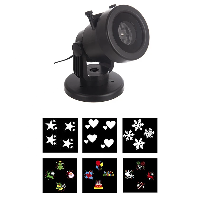 Led Waterproof Christmas Night Light Projector with Dynamic Patterns for Holiday