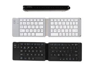 Light-Handy Mini folding wireless keyboard Bluetooth Foldable keyboard with Touchpad for Windows,Android,ios Tablet ipad Phone