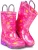 Import Light Up Kids Toddler Rain Boots for Girls and Boys with Handles from China