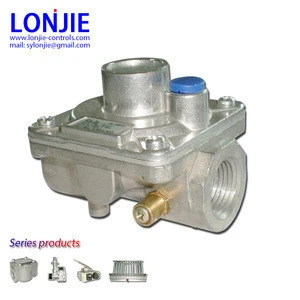 Line gas pressure regulator and governors for gas appliances