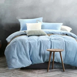 Linen Bed 100% Pure French Linen Duvet cover Sets Customer Size bedding sets