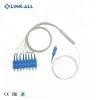 Link All Steel Tube Type G657A Fiber Optical Cable 1x8 Splitter