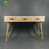 living room unique wood country french style console table with drawers