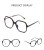 lmamba TR90 Retro Eyeglasses Frames Transparent Fashion Large Bluelight Glasses Designer Unisex Glasses 2021