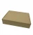 Logo printed brown kraft paper box card board packaging white corrugated box eco shipping box