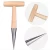 Import Loosen Soil Tools Garden Hole Punch Wood Handle Plant Seed Sow Dibber Durable from China