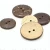 Import Low MOQ stock fancy sweater clothing wooden buttons for clothes from China