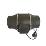 Low Noise Power Saving Plastic 110V Ventilation Exhaust Inline Fan Duct