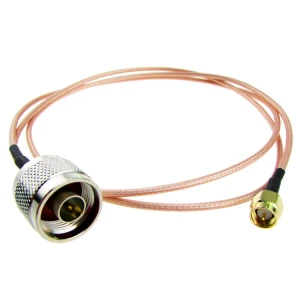 Low PIM  RG195 RF Jumper Cable With SMA Male Connector and SMA Female Connector