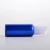 Import Low price 100ml blue cosmetic glass bottle with white plastic cap from China