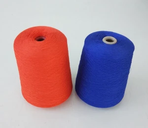 Low price of 100 viscose  twisted soft yarn