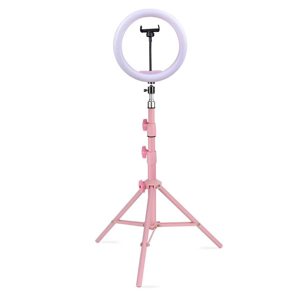 lowest wholesal tripod stand led circular ring light selfie big ring light mobile with stand led ring light dropshipping