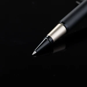 Luxurious Business Gift Black Ink Metal Ballpoint Pen