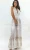 Import Luxurious Maxi White Gold Halter Neck Seaside Night Dinner Sexy Lady Gown Hot Embroidery Mirror Embellishment Women Maxi Dress from China