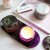 Import Luxury Aromatherapy Glass Relief Candle Container Iridescent Home Decorative Metal Lid Crystals Candle Jars from China