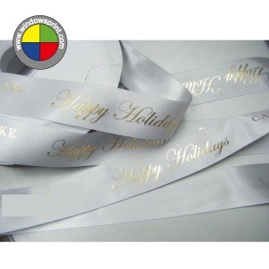 Luxury Custom Logo Foiled Gloss Stain Gift Ribbon,Cake Decorating Ribbon For Cake