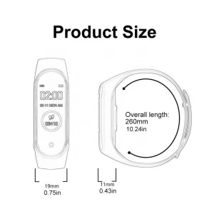 M4 IP67 waterproof 0.96 inch sport fitness tracker health Wrist Smart watch band Heart Rate Monitor Bracelet