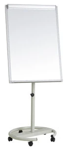 magnetic whiteboard flip chart aluminum frame drawing white board clip paper can customize with stand