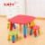 Import Malaysia nursery school furniture kids children homework study plastic table from China