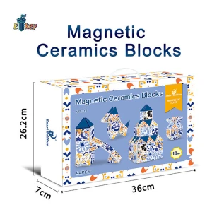 Manufacture China Funny Toy Magnetic Ceramics Blocks Educational Children Toys
