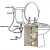Import manufacturer 304 stainless steel Muslim Shower bidet attachments sprayer toilet set from China