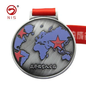 Marathon sport metal medal customer UV print medals