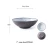 Import matt reactive glaze color grey clay engrave lines ceramic dinner set stoneware dinnerware tableware plates soup bowls dishes from China