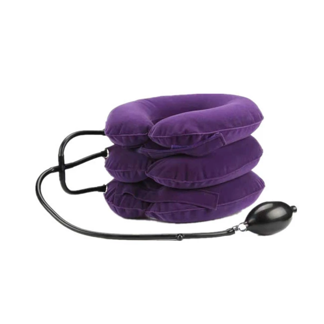 Medical Equipment 3 Tubes 3 Layers Air Neck Traction Relive Pain Cervical Neck Traction Device
