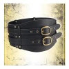 Medieval Brown Black Vintage Wide Wholesale Men Leather Belt Fashion Cosplay Props Accessories