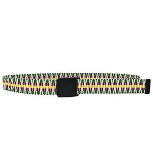 MeeTee Cotton Web Women Woven Canvas Braided Belt decoration belt With plastic buckle  HJ014
