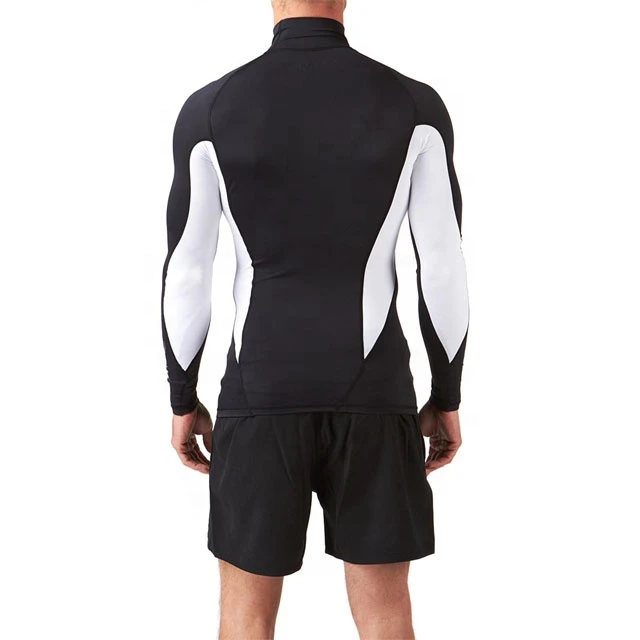 Men Compression Long Sleeve Jersey Base Layer Shirts Sports Top
