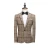 Import Mens three piece suit bridegrooms dress business dress large Plaid suit Split ends from China