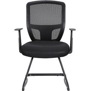 Mid back powder coated frame mesh visitor office meeting conference chair for sale