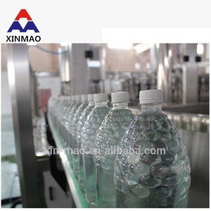 Mineral water purification and packaging the bottle filling machine