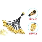 Mini PCI Antenna WiFi Router Extension Cable Straight Jack IPEX To SMA-K Female  Connector