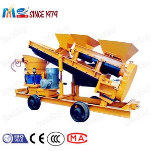 Mining Equipments Rotor Shotcreting Machine Portable Shotcrete Machine with Concrete Conveyor