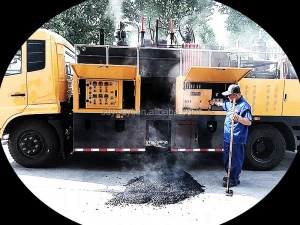 mobile pavement  road asphalt regeneration mixer equipment