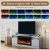 Import Mochen modern 2024 wooden led tv cabinet stand table furniture with electric fireplace for living room modern 85 inch tv meuble from China