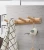 Import Modern Bamboo Wooden Wall Mounted Coat Rack Vintage Wood Clothes Hanger from China