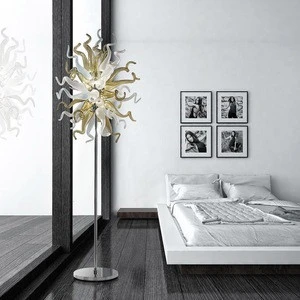 Modern decoration designer handmade glass led floor lamp for the living room