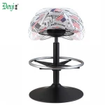 Modern design saddle seat industrial bar stool chair