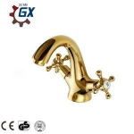 Modern double cross handle swan toilet bidet faucet