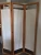 Import Modern linen breathable wood fold panel screen divider wall panel partition from China