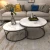 Import Modern Living Room Nordic Luxury Multifunction Double Layer Round Marble Tempered Glass Stone Coffee Table Set from Pakistan