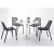 Import Modern tulip dining table Carrara marble and Calacatte white aluminium base oval table from China