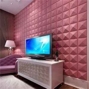 Modern wallpaper livingroom tv sofa 3d embossed wall panels  3d white wall panels