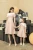 Mommy And Me 2020 Dresses Women Lady Elegant Office Party Dress Family Matching Outfits