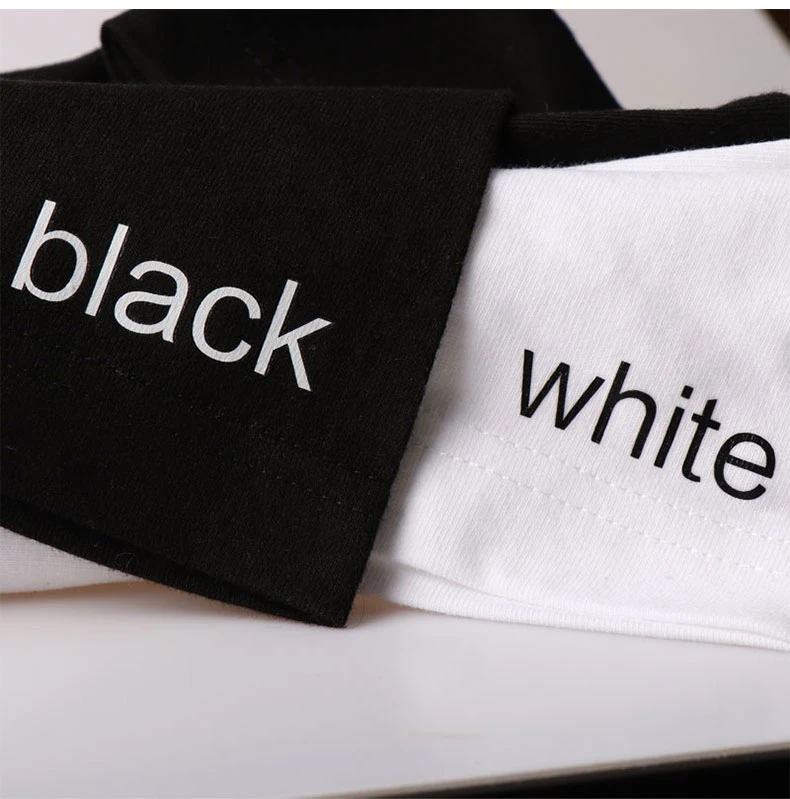 MTG2003 High Quality O-Neck Letter Printing T Shirt Custom Printing T Shirt Black Men T-Shirt White Women T-Shirts